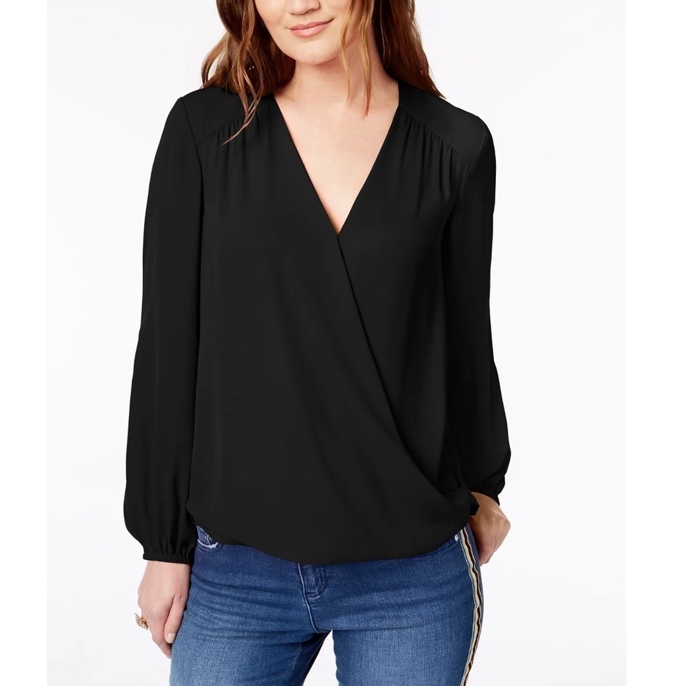 I.N.C. International Concepts Surplice Blouse Size: XXL NWOT
